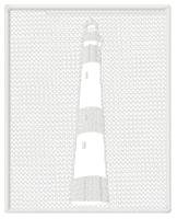Embossed Lighthouse Square