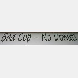 4x12 bad cop - no donut custom vinyl graphics