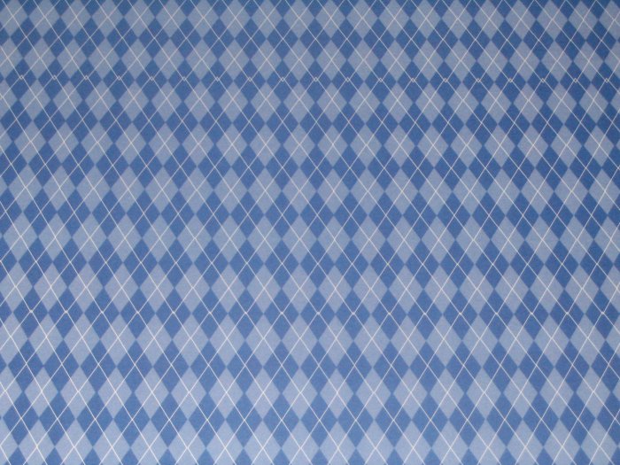 Blue Argyle Sweater
