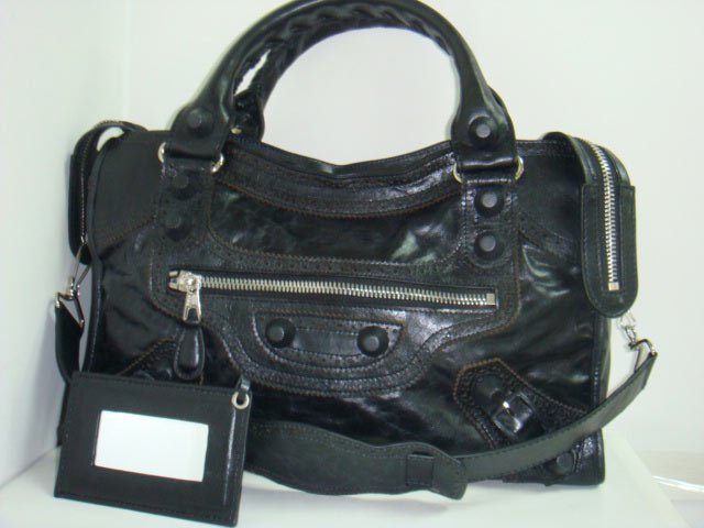 Balenciaga Motorcycle City - Black (Black Hardware)