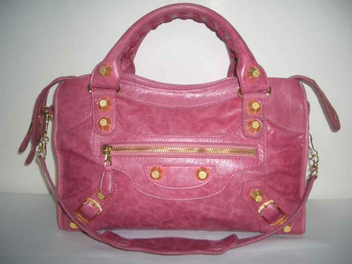 Balenciaga Giant City - Magenta (w/ Gold Hardware)