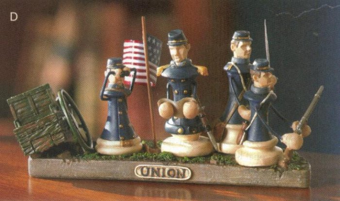 union soldier paperweight