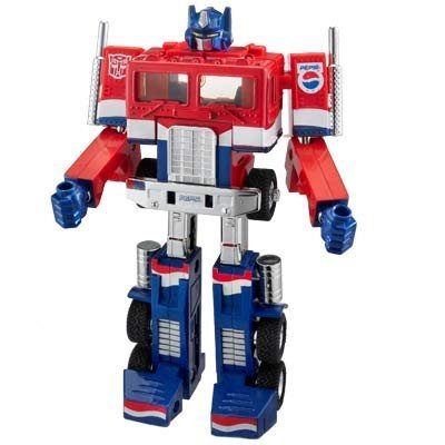 Transformers Optimus Prime PEPSI G1 figure