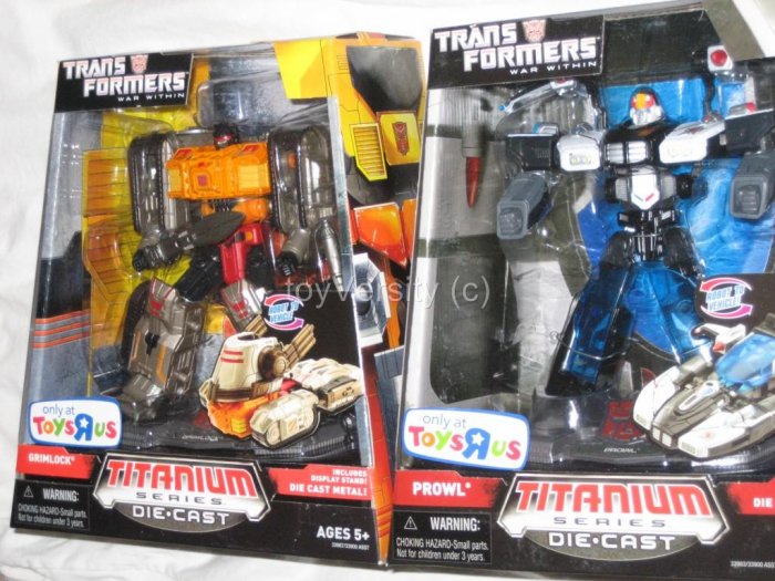 Transformers Titanium GRIMLOCK & PROW War Within Generation 1 G1 Die-cast Action Figure