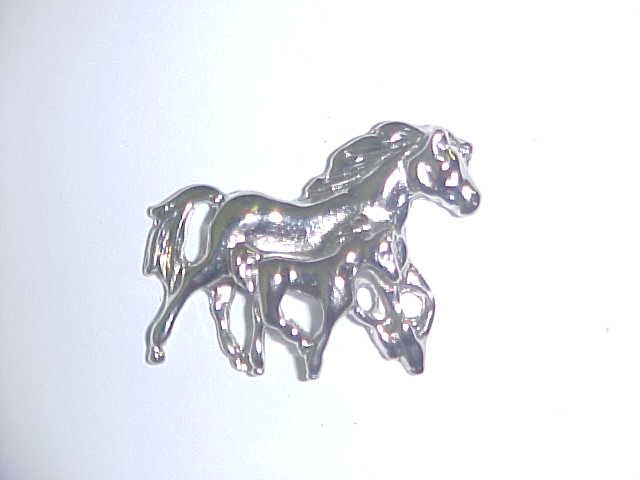 Brooch - Mare and Foal