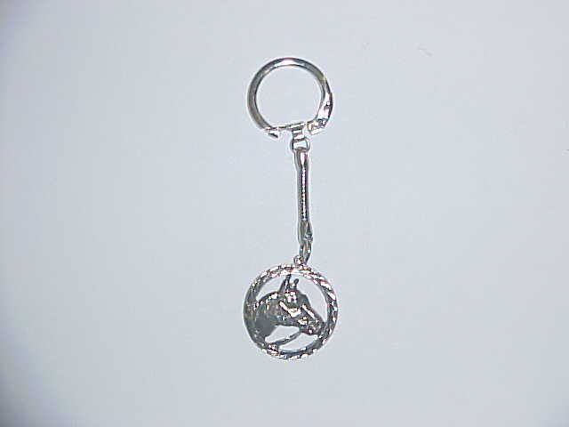 Keyring - Horse in circle