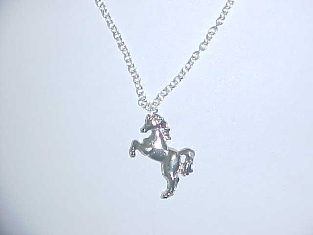 Necklace - Rearing horse