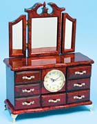 Deluxe Antique Style Musical Jewelry Cabinet