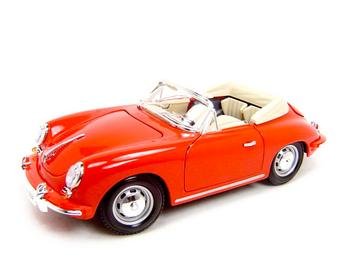 1961 PORSCHE 356B 356 CABRIOLET RED 1:18 DIECAST MODEL