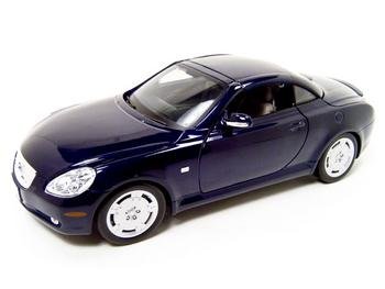 LEXUS SC 430 BLUE 1:18 DIECAST MODEL BURAGO