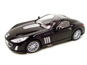 PEUGEOT 907 V12 BLACK 1:18 DIECAST MODEL BBURAGO