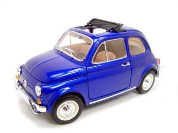 1968 FIAT 500L BLUE 1:18 DIECAST MODEL