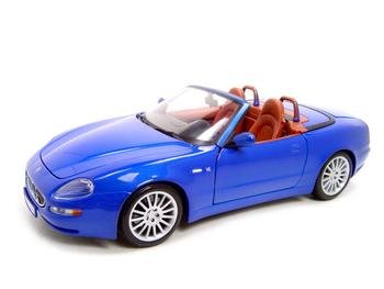 MASERATI GT SPYDER BLUE 1:18 DIECAST MODEL