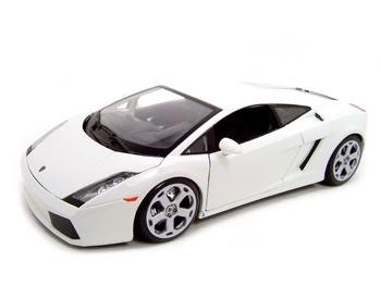 LAMBORGHINI GALLARDO WHITE 1:18 DIECAST MODEL