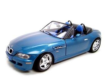 BMW Z3 M ROADSTER BLUE 1:18 DIECAST MODEL