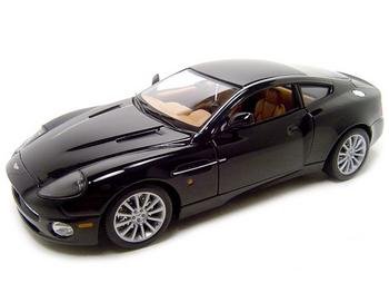 ASTON MARTIN VANQUISH V12 BLACK 1:18 DIECAST