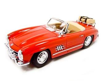 1957 MERCEDES 300SL TOURING RED CONVERTIBLE 1:18 DIECAST MODEL
