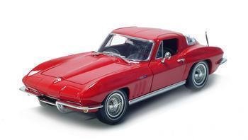 1965 CHEVROLET CORVETTE 1/18 DIECAST MODEL RED