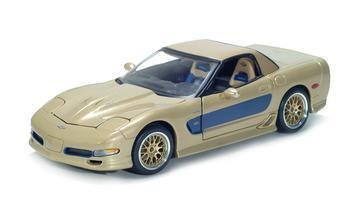 2003 CHEVROLET CORVETTE GULDSTRAND EDITION 1/18 DIECAST MODEL GOLD