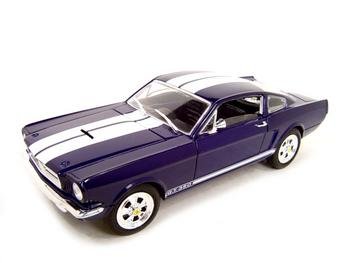 1966 SHELBY MUSTANG GT-350 BLUE 1:18 DIECAST MODEL