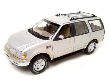 FORD EXPEDITION EDDIE BAUER EDITION 1:18 SILVER MODEL