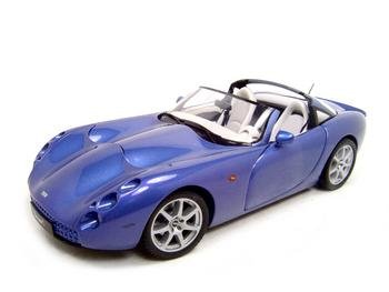 TVR TUSCAN S BLUE 1:18 DIECAST MODEL