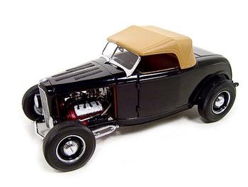 FORD 1932 HIGHBOY HOT ROD COUPE VINTAGE DEUCE GMP 1:18 BLACK