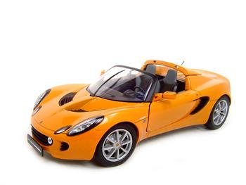 LOTUS ELISE ORANGE 1:18 DIECAST MODEL