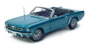 1964 1/2 FORD MUSTANG 1/18 DIECAST MODEL BLUE