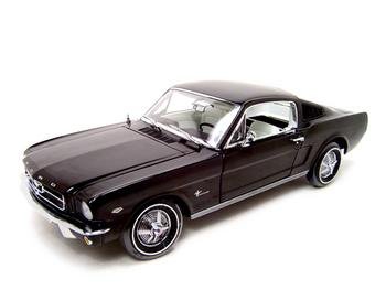 1965 FORD MUSTANG 2+2 FASTBACK 1:18 PRECISION MODEL BLACK