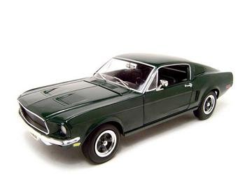 1968 FORD MUSTANG GT GREEN 1:18 ERTL DIECAST MODEL