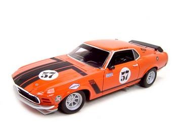 1970 FORD MUSTANG T/A ORANGE #57 1:18 1 OF 1800 MADE MODEL