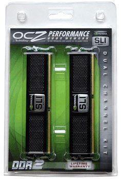 OCZ 4GB DDR2 4 GB (2 x 2GB) 800 PC2-6400 800MHz SLI Desktop Memory Kit