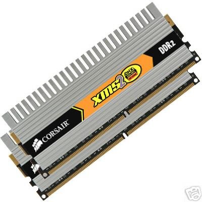 CORSAIR XMS2 4GB 2 x 2GB DDR2 800 PC2-6400 DHX 800MHz Desktop Memory -- Free Shipping