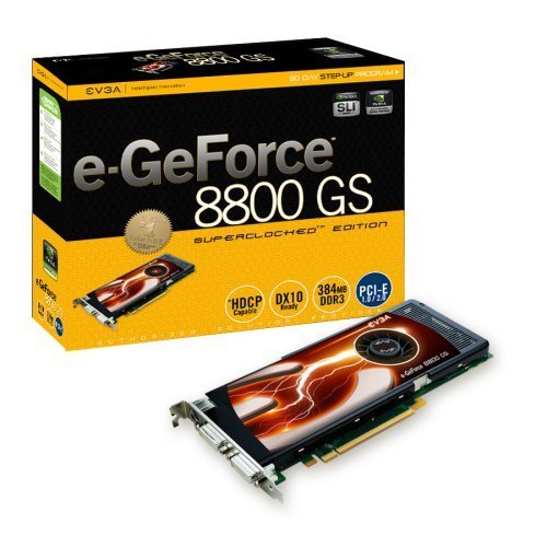 EVGA GeForce 8800GS 8800 GS 384MB SuperClocked 650MHz Video Card