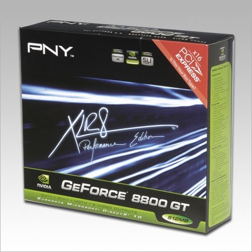 PNY NVIDIA GeForce 8800GT 8800 GT 512MB SLI Video Card