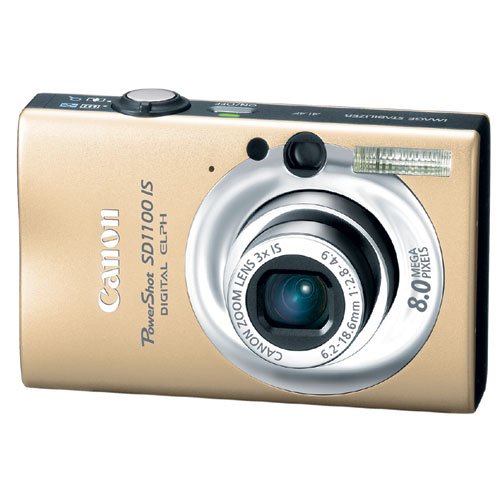 Canon PowerShot SD1100 IS Digital ELPH 8MP 3x Optical w/ Free 2GB SD Card