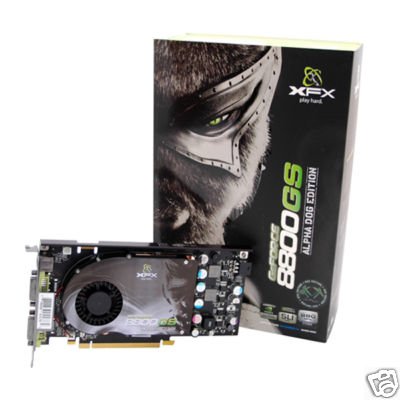 XFX NVIDIA GeForce 8800GS 8800 GS 384MB SLI HDCP Video Card w/ Free Game