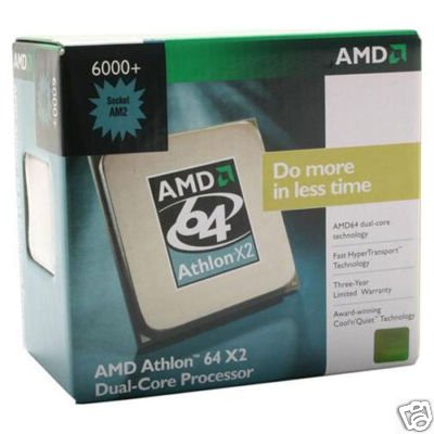 AMD Athlon 64 X2 6000+ 3.0GHz Socket AM2 Dual Core Processor CPU