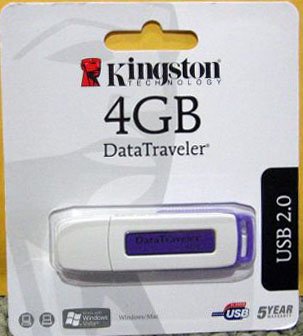 Kingston 4GB DataTraveler USB Flash Drive
