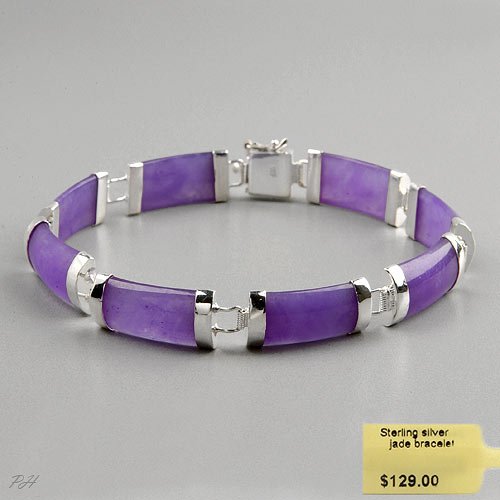 Lavender Jade Bracelet