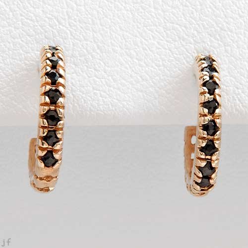 Genuine Sapphire Hoops