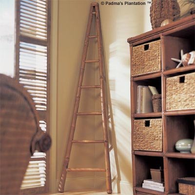 PADMA'S PLANTATION- BAMBOO TRIANGLE LADDER-SMALL