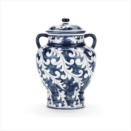 Blue White Ginger Jar