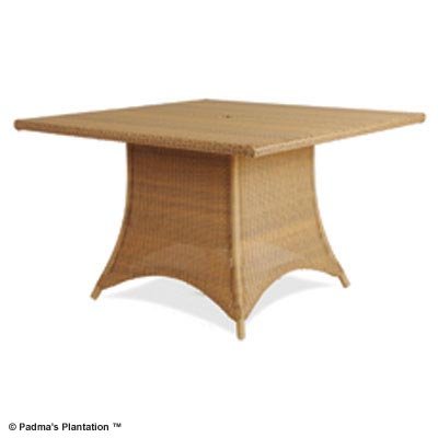 PADMA'S PLANTATION- OUTDOOR RESORT DINING TABLE-SQUARE