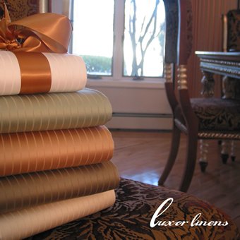 Luxur Linens-Leonardo,1200 Thread Count Stripe Egyptian Cotton Sheets (size Full)