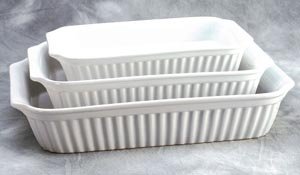 Reco-Rectangular Baking Set of 3 Baker Choice of colors