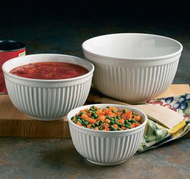 Reco- Bowl Sets Ribbed Bowl Set -Choice of colors