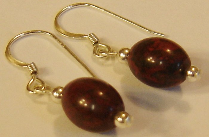 Fall Berries Jasper earrings