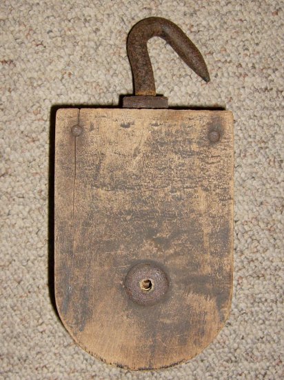 Antique Block & Tackle Pulley Farm Barn